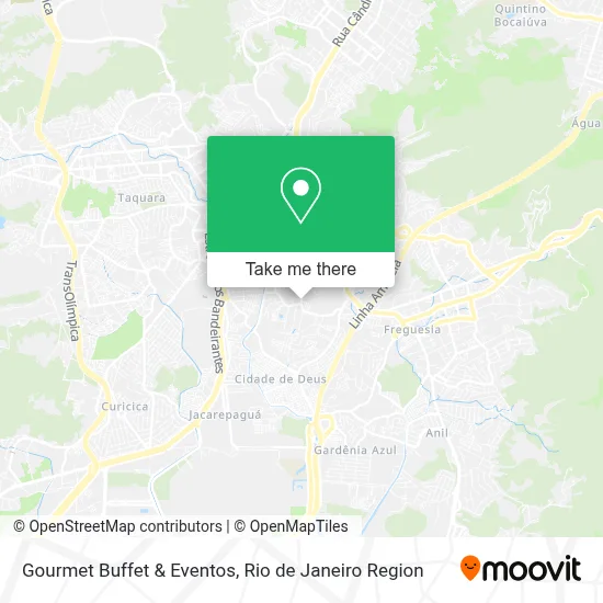 Gourmet Buffet & Eventos map