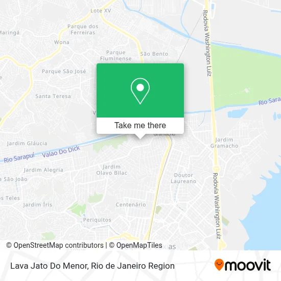 Lava Jato Do Menor map