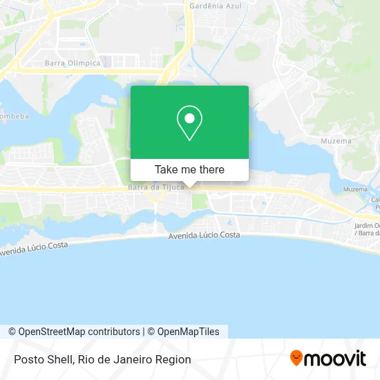 Posto Shell map