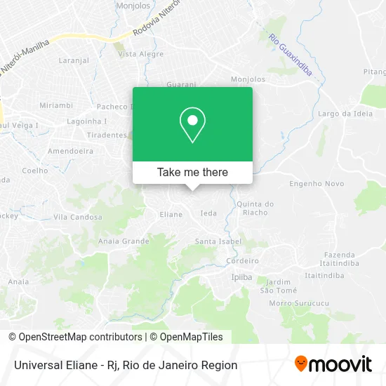Universal Eliane - Rj map