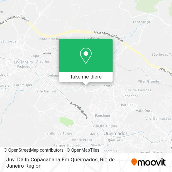 Juv. Da Ib Copacabana Em Queimados map