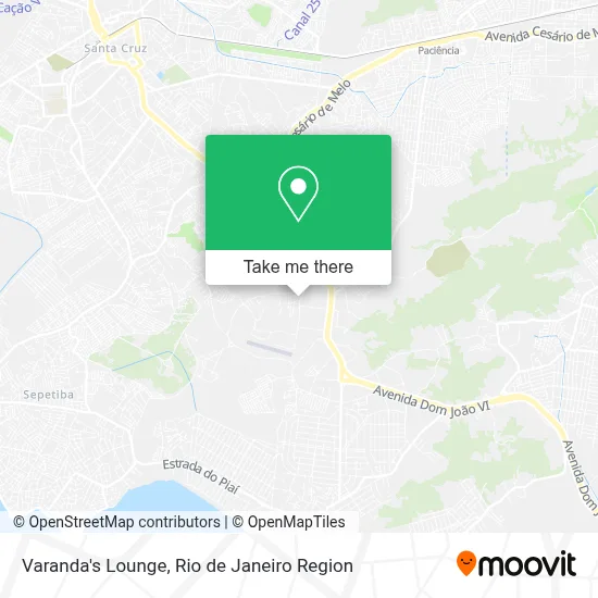 Varanda's Lounge map