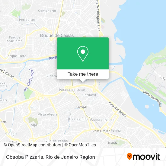 Obaoba Pizzaria map