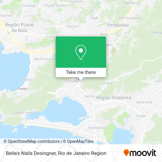 Bella's Nails Desingner map