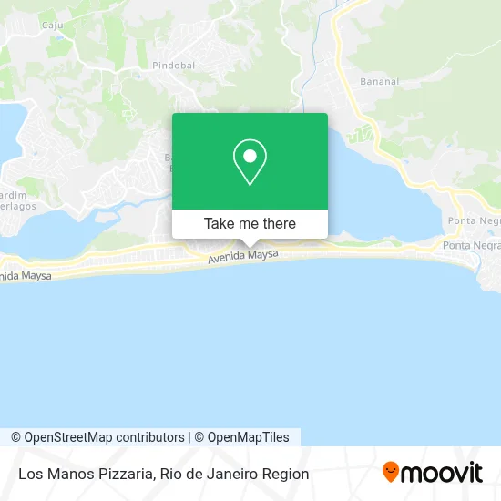 Los Manos Pizzaria map