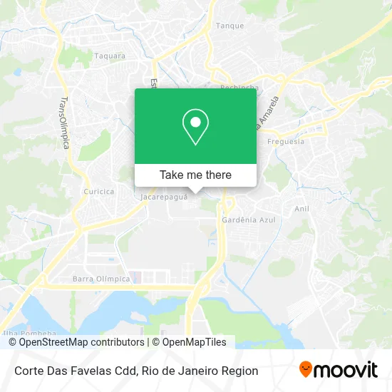 Corte Das Favelas Cdd map