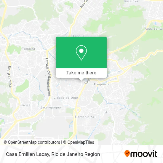 Casa Emilien Lacay map