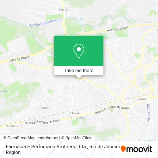 Farmacia E Perfumaria Brothers Ltda. map