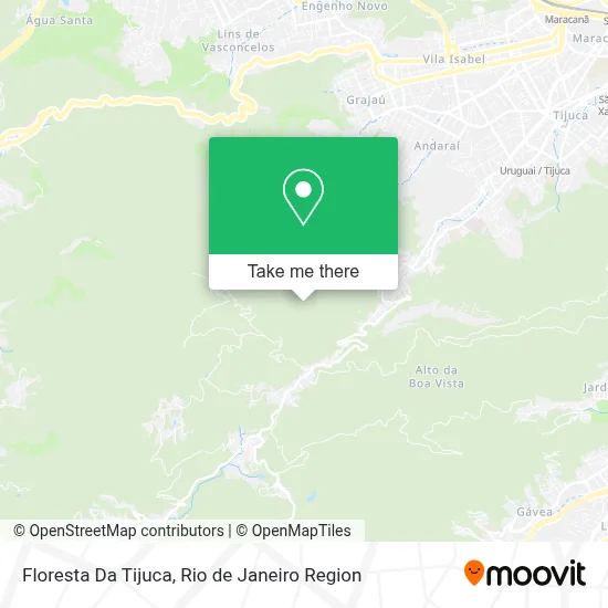 Floresta Da Tijuca map