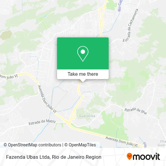 Fazenda Ubas Ltda map