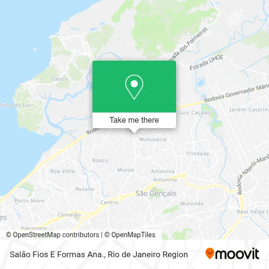 Salão Fios E Formas Ana. map