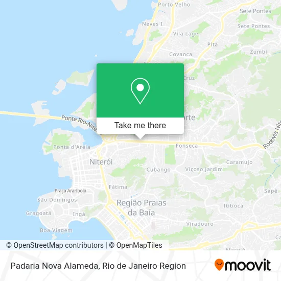 Padaria Nova Alameda map