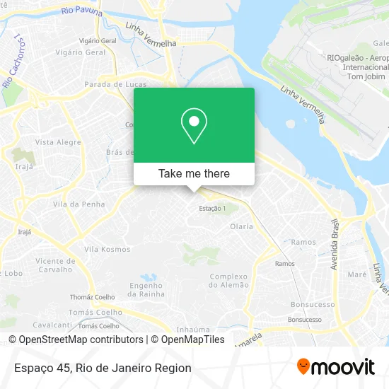 Espaço 45 map