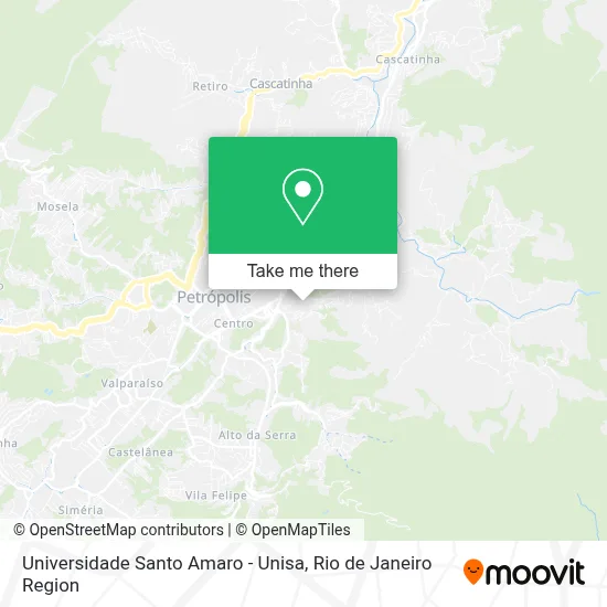 Universidade Santo Amaro - Unisa map