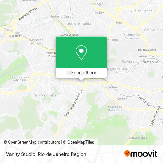Vanity Studio map