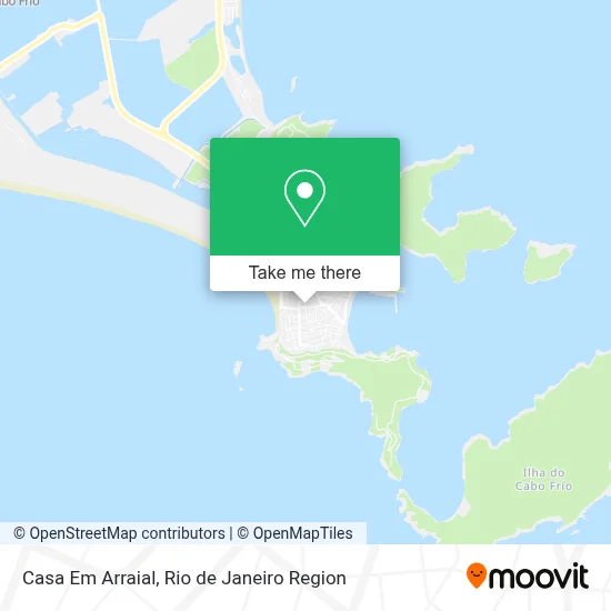 Casa Em Arraial map