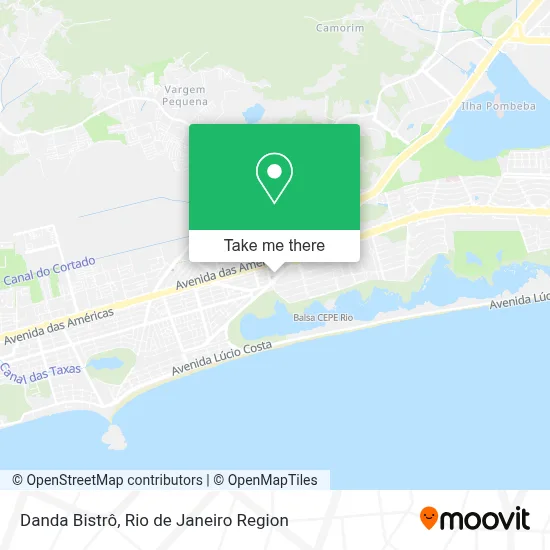 Danda Bistrô map