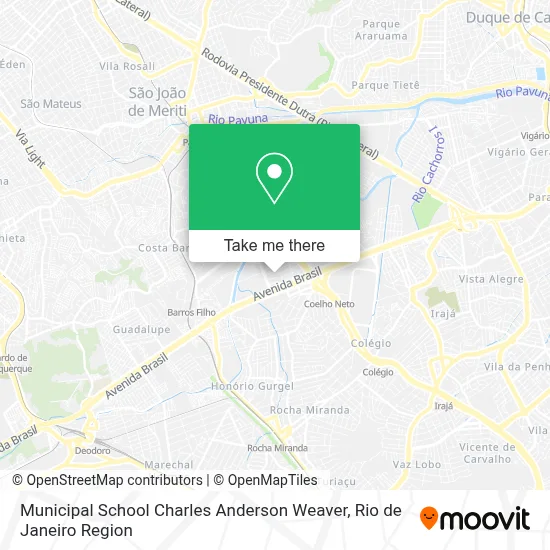 Municipal School Charles Anderson Weaver map