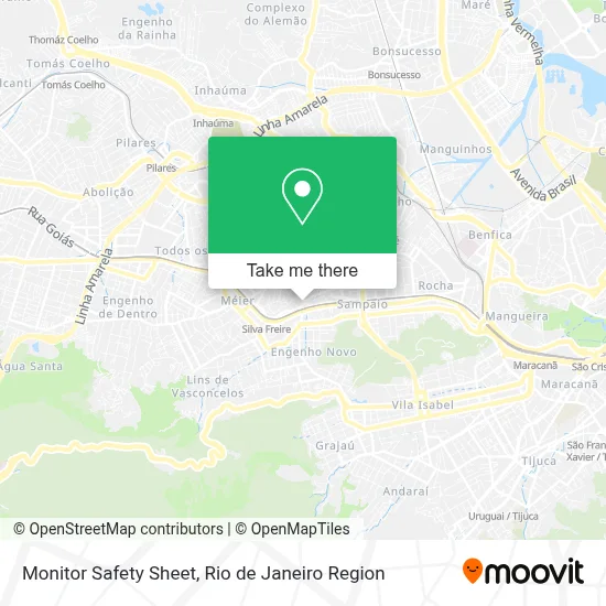 Monitor Safety Sheet map
