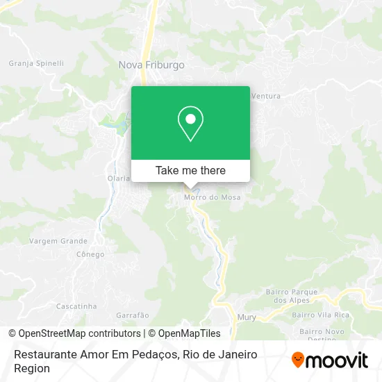 Restaurante Amor Em Pedaços map
