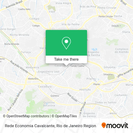 Rede Economia Cavalcante map