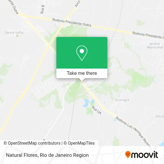 Natural Flores map