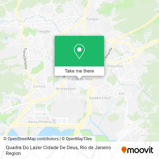 Quadra Do Lazer Cidade De Deus map