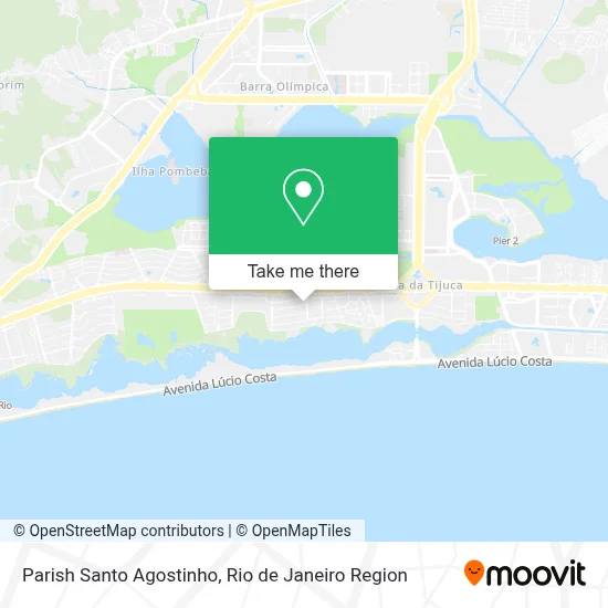 Parish Santo Agostinho map