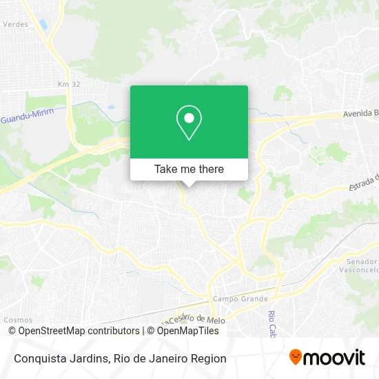 Conquista Jardins map