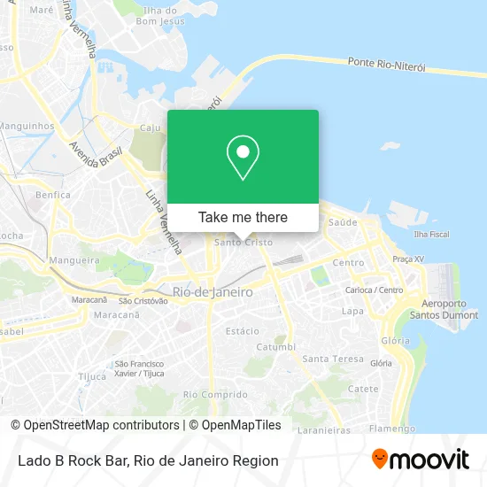 Lado B Rock Bar map