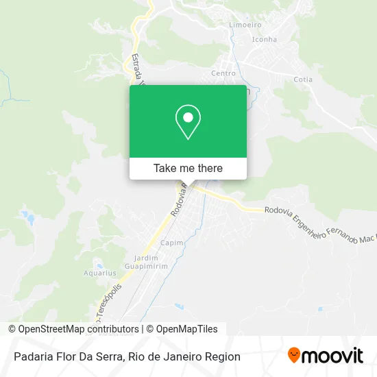 Padaria Flor Da Serra map