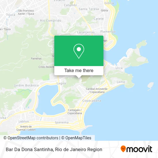 Bar Da Dona Santinha map
