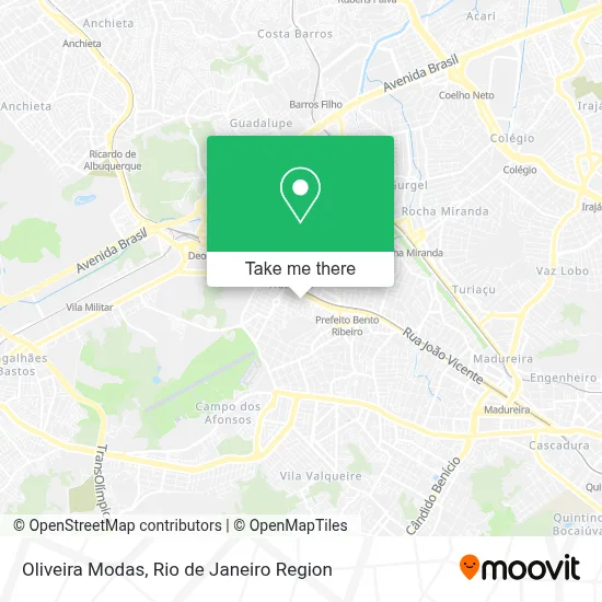 Oliveira Modas map