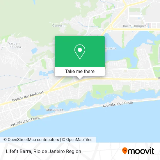 Lifefit Barra map