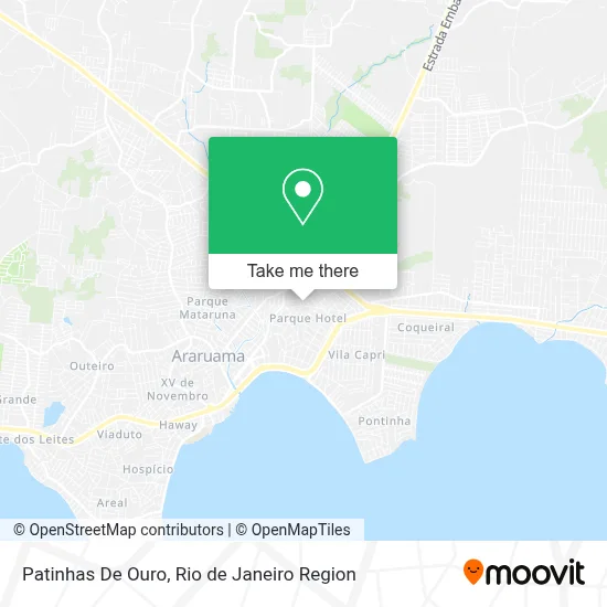 Patinhas De Ouro map