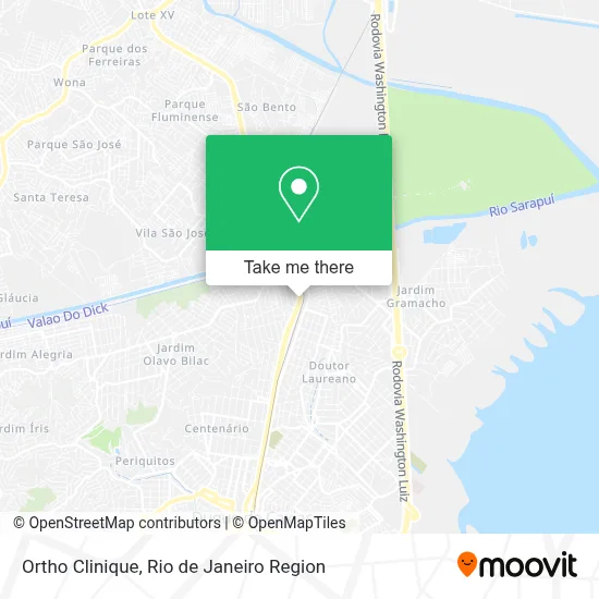 Ortho Clinique map