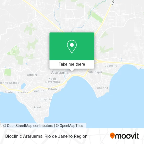 Bioclinic Araruama map