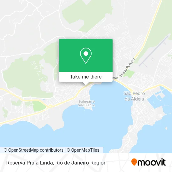 Reserva Praia Linda map
