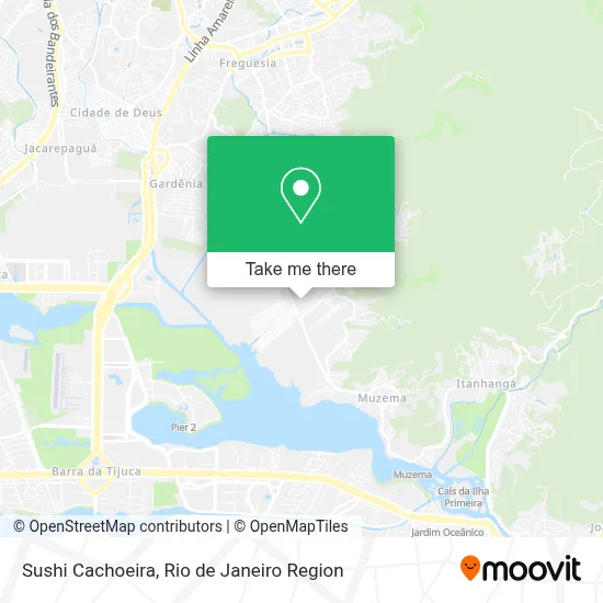 Sushi Cachoeira map