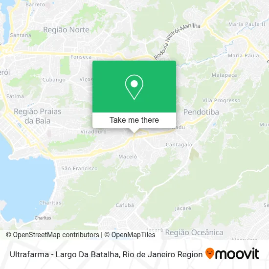 Ultrafarma - Largo Da Batalha map