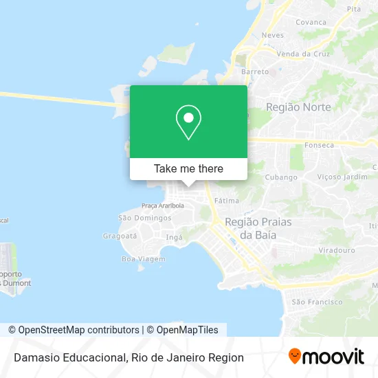 Damasio Educacional map