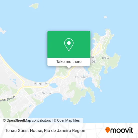 Tehau Guest House map