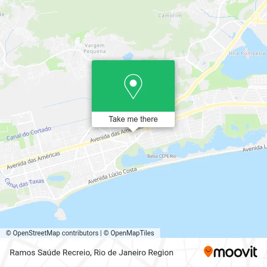 Ramos Saúde Recreio map