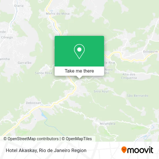 Hotel Akaskay map