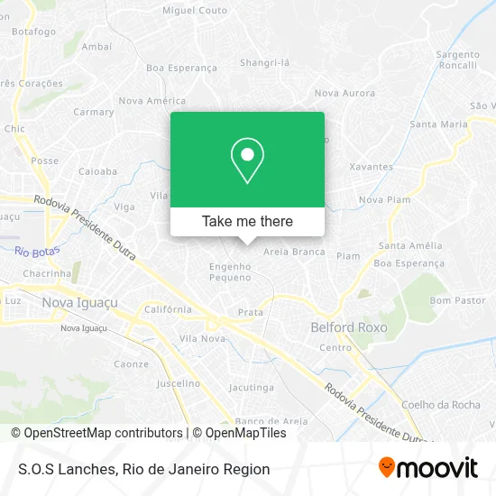 S.O.S Lanches map