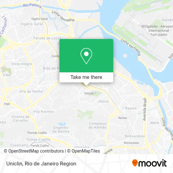 Uniclin map