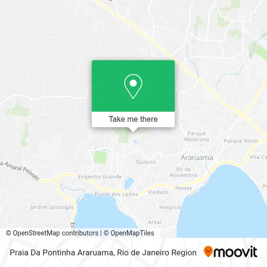 Praia Da Pontinha Araruama map