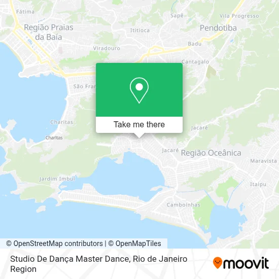 Studio De Dança Master Dance map