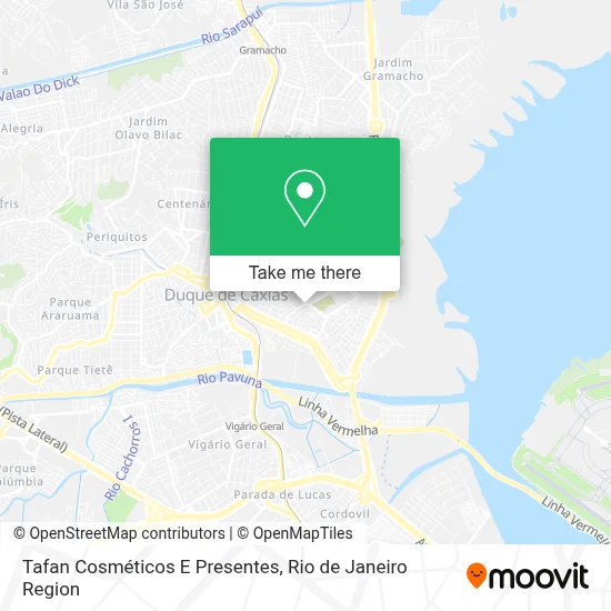Tafan Cosméticos E Presentes map