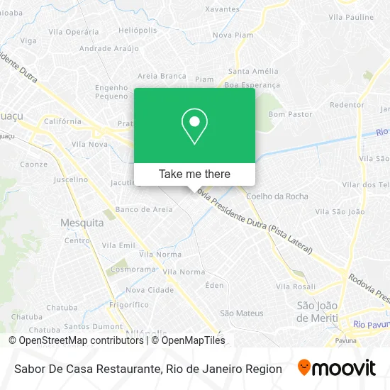 Sabor De Casa Restaurante map